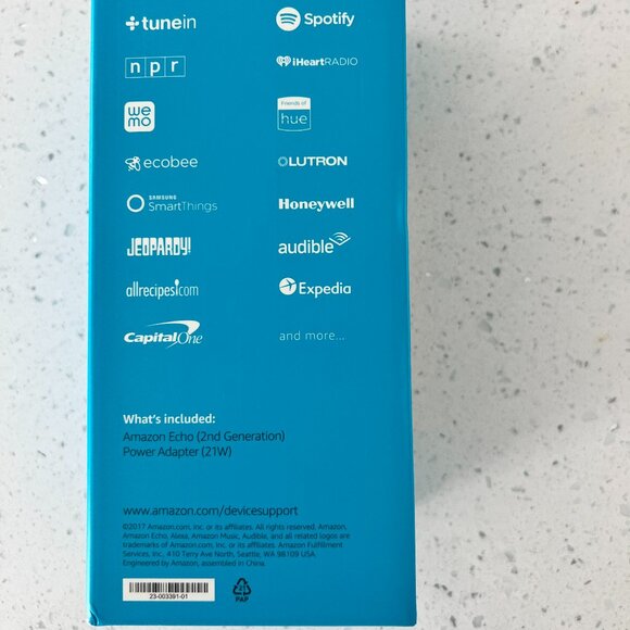 Amazon NEW OPEN BOX Echo ( 2nd Generation) - Picture 2 of 7